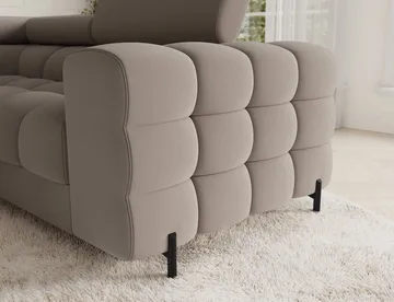 Fectory 6-sits Bubblig Hörnbäddsoffa med Schäslong och förvaring Vänster - Sola 18 - Möbler - Soffa - Bäddsoffa