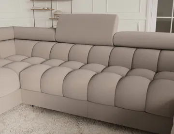 Fectory 6-sits Bubblig Hörnbäddsoffa med Schäslong och förvaring Vänster - Sola 18 - Möbler - Soffa - Bäddsoffa