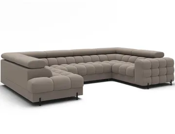 Fectory 6-sits Bubblig Hörnbäddsoffa med Schäslong och förvaring Vänster - Sola 18 - Möbler - Soffa - Bäddsoffa