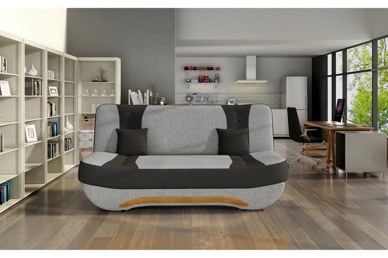 Fenga Bäddsoffa - Grå/Svart - Möbler - Soffa - Bäddsoffa