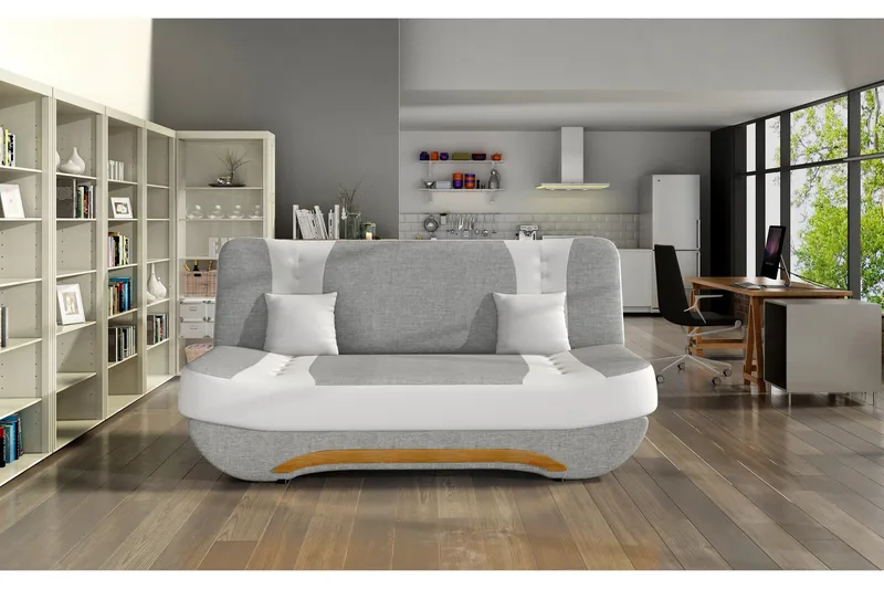 Fenga Bäddsoffa, Grå/Vit