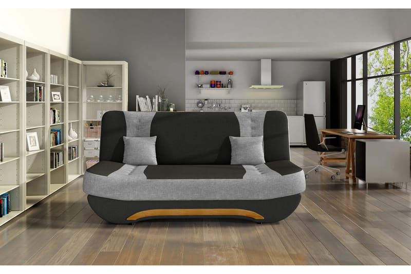 Fenga Bäddsoffa - Svart/Grå - Möbler - Soffa - Bäddsoffa