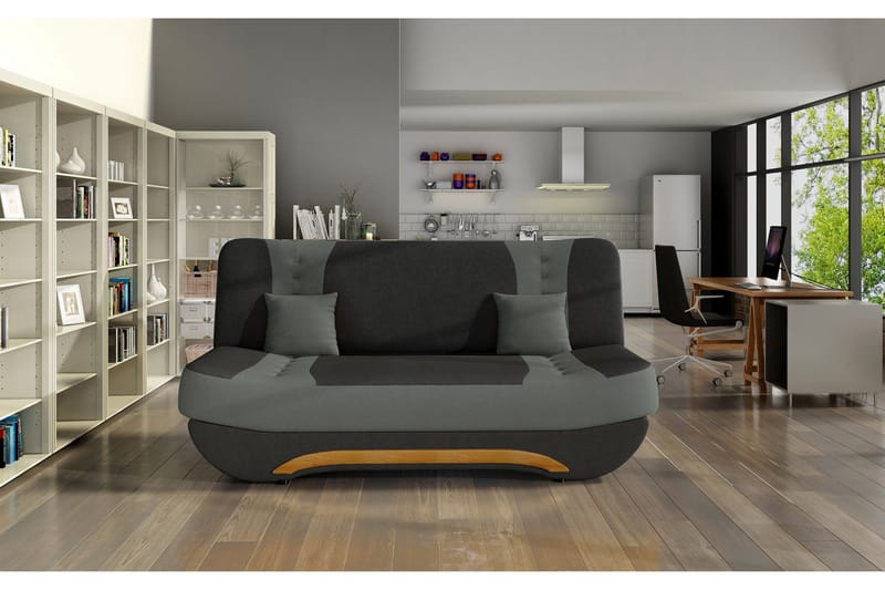 Fenga Bäddsoffa - Svart/Grå - Möbler - Soffa - Bäddsoffa