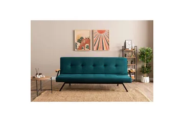 Fennor Bäddsoffa 3-sits - Petrol Grön - Möbler - Soffa - Bäddsoffa