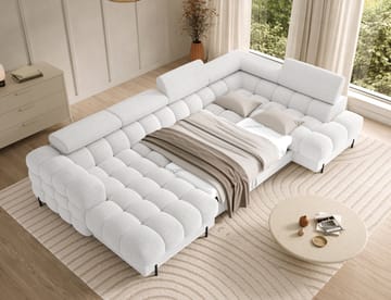 Feraria 6-sits Bubblig Bäddsoffa med Divan och Schäslong förvaring Höger - Royal 01 - Möbler - Soffa - Bäddsoffa
