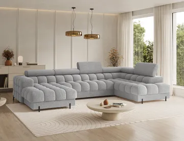 Feraria 6-sits Bubblig Bäddsoffa med Divan och Schäslong förvaring Höger - Royal 03 - Möbler - Soffa - Bäddsoffa