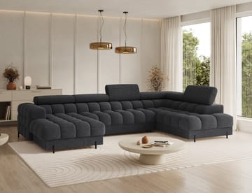 Feraria 6-sits Bubblig Bäddsoffa med Divan och Schäslong förvaring Höger - Royal 05 - Möbler - Soffa - Bäddsoffa