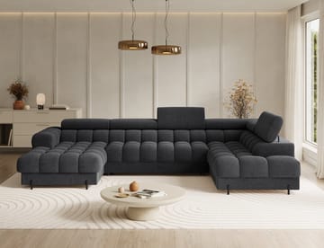 Feraria 6-sits Bubblig Bäddsoffa med Divan och Schäslong förvaring Höger - Royal 05 - Möbler - Soffa - Bäddsoffa