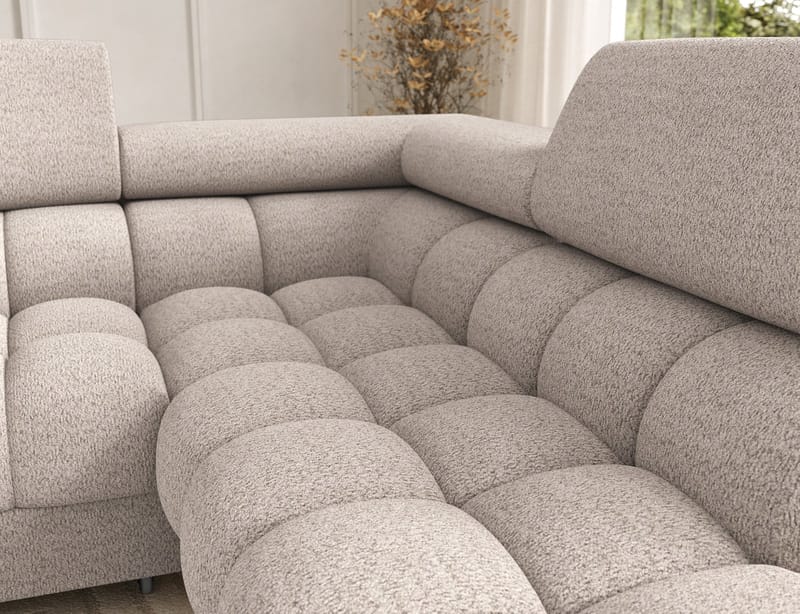 Feraria 6-sits Bubblig Bäddsoffa med Divan och Schäslong förvaring Höger - Royal 18 - Möbler - Soffa - Bäddsoffa
