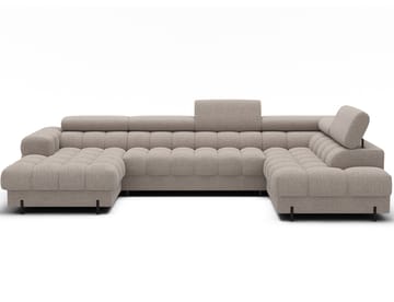 Feraria 6-sits Bubblig Bäddsoffa med Divan och Schäslong förvaring Höger - Royal 18 - Möbler - Soffa - Bäddsoffa
