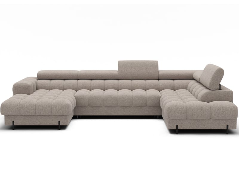 Feraria 6-sits Bubblig Bäddsoffa med Divan och Schäslong förvaring Höger - Royal 18 - Möbler - Soffa - Bäddsoffa