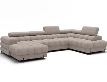 Feraria 6-sits Bubblig Bäddsoffa med Divan och Schäslong förvaring Höger - Royal 18 - Möbler - Soffa - Bäddsoffa