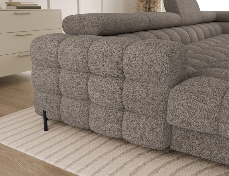 Feraria 6-sits Bubblig Bäddsoffa med Divan och Schäslong förvaring Höger - Royal 20 - Möbler - Soffa - Bäddsoffa