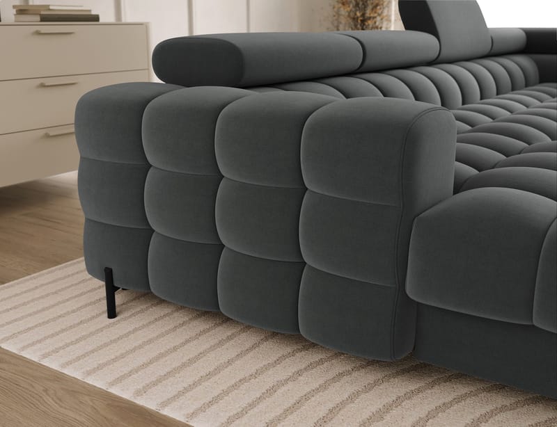Feraria 6-sits Bubblig Bäddsoffa med Divan och Schäslong förvaring Höger - Sola 06 - Möbler - Soffa - Bäddsoffa