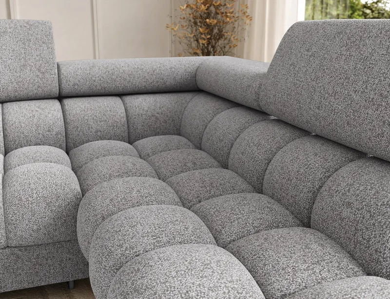 Feraria 6-sits Bubblig Bäddsoffa med Divan och Schäslong förvaring Höger - Pellerito 03 - Möbler - Soffa - Bäddsoffa