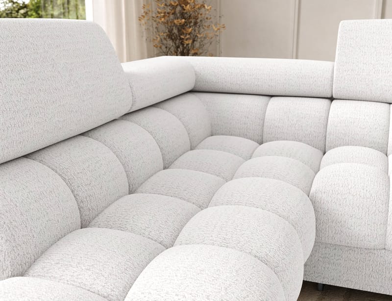 Feraria 6-sits Bubblig Bäddsoffa med Divan och Schäslong förvaring Vänster - Royal 01 - Möbler - Soffa - Bäddsoffa
