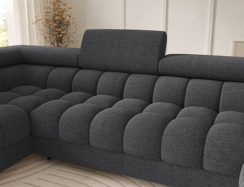 Feraria 6-sits Bubblig Bäddsoffa med Divan och Schäslong förvaring Vänster - Royal 05 - Möbler - Soffa - Bäddsoffa