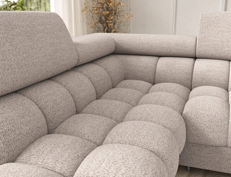 Feraria 6-sits Bubblig Bäddsoffa med Divan och Schäslong förvaring Vänster - Royal 18 - Möbler - Soffa - Bäddsoffa