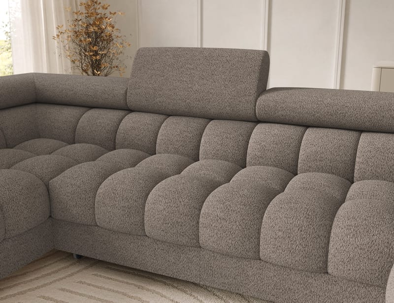 Feraria 6-sits Bubblig Bäddsoffa med Divan och Schäslong förvaring Vänster - Royal 20 - Möbler - Soffa - Bäddsoffa