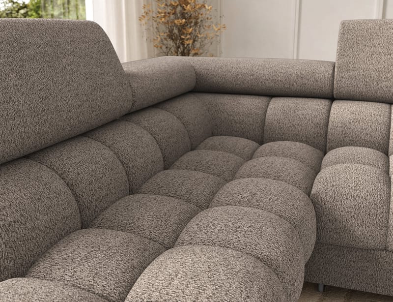 Feraria 6-sits Bubblig Bäddsoffa med Divan och Schäslong förvaring Vänster - Royal 20 - Möbler - Soffa - Bäddsoffa