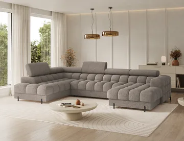 Feraria 6-sits Bubblig Bäddsoffa med Divan och Schäslong förvaring Vänster - Royal 20 - Möbler - Soffa - Bäddsoffa