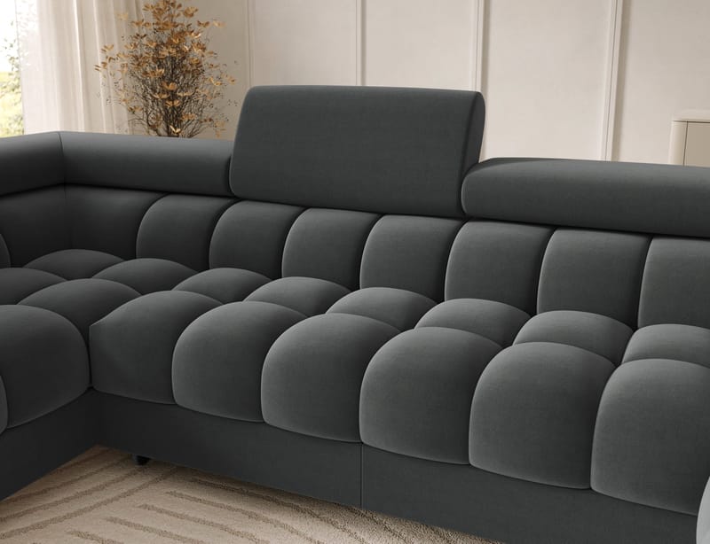 Feraria 6-sits Bubblig Bäddsoffa med Divan och Schäslong förvaring Vänster - Sola 06 - Möbler - Soffa - Bäddsoffa