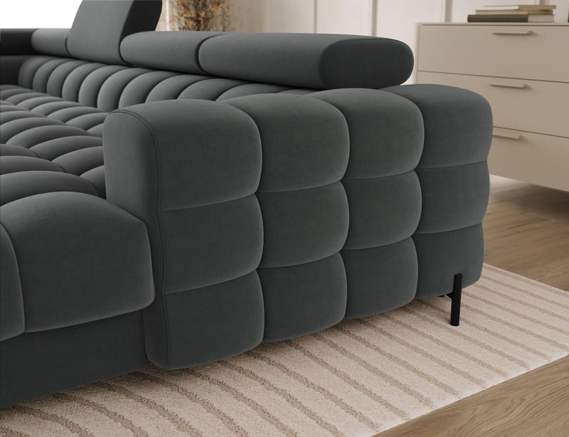 Feraria 6-sits Bubblig Bäddsoffa med Divan och Schäslong förvaring Vänster - Sola 06 - Möbler - Soffa - Bäddsoffa