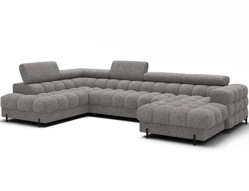 Feraria 6-sits Bubblig Bäddsoffa med Divan och Schäslong förvaring Vänster - Pellerito 20 - Möbler - Soffa - Bäddsoffa