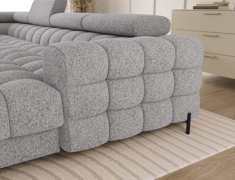 Feraria 6-sits Bubblig Bäddsoffa med Divan och Schäslong förvaring Vänster - Pellerito 03 - Möbler - Soffa - Bäddsoffa