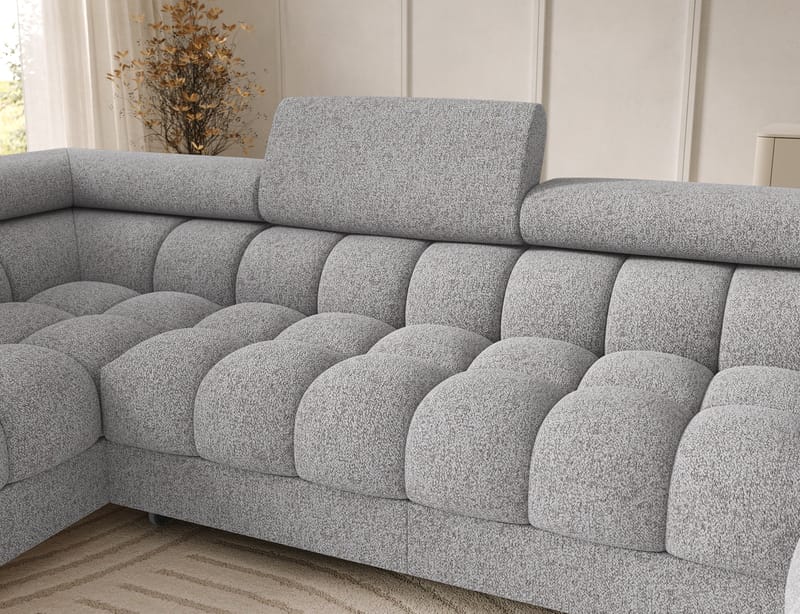 Feraria 6-sits Bubblig Bäddsoffa med Divan och Schäslong förvaring Vänster - Pellerito 03 - Möbler - Soffa - Bäddsoffa