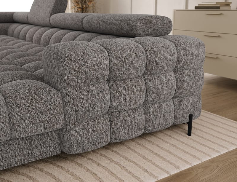 Feraria 6-sits Bubblig Bäddsoffa med Divan och Schäslong förvaring Vänster - Pellerito 20 - Möbler - Soffa - Bäddsoffa