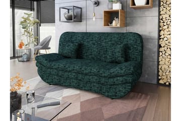 Figurelle 2-sits Rektangulär Bäddsoffa i Tyg - Grön - Möbler - Soffa - Bäddsoffa