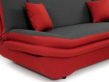 Figurelle 2-sits Rektangulär Bäddsoffa med Förvaring i Tyg - Brun - Möbler - Soffa - Bäddsoffa