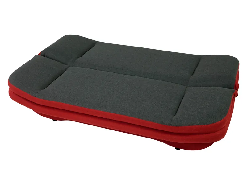 Figurelle 2-sits Rektangulär Bäddsoffa med Förvaring i Tyg - Brun - Möbler - Soffa - Bäddsoffa