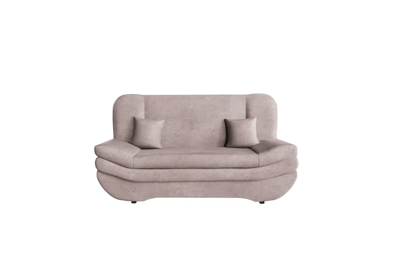 Figurelle Bäddsoffa 3-sits, Rosa