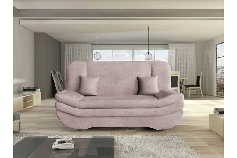 Figurelle Bäddsoffa 3-sits - Rosa - Möbler - Soffa - Bäddsoffa