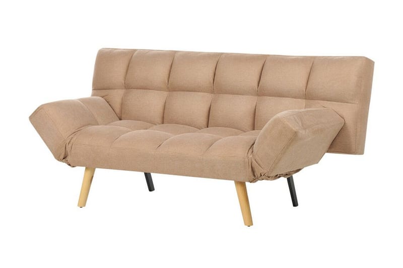 Fiora Bäddsoffa 3-sits - Brun/Ljust trä - Möbler - Soffa - Bäddsoffa