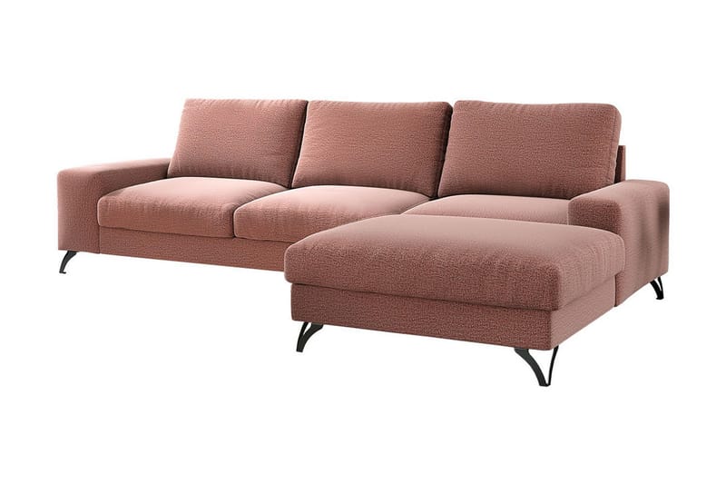 Flavio Divanbäddsoffa 292x141x91 cm - Rosa - Bäddsoffa - Bäddsoffa divan