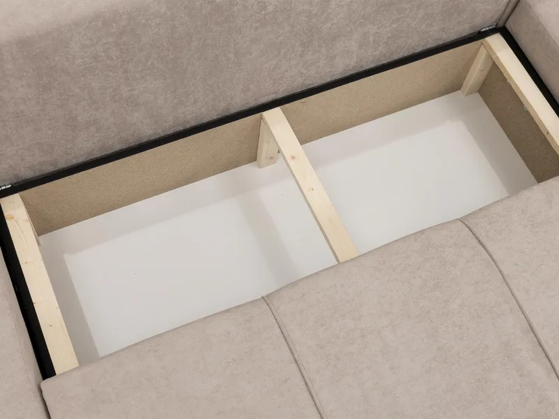 Flo Bäddsoffa Dubbeldivan 4-sits - Grå - Möbler - Soffa - Bäddsoffa