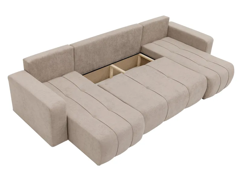 Flo Bäddsoffa Dubbeldivan 4-sits - Grå - Möbler - Soffa - Bäddsoffa
