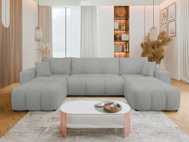 Flo Bäddsoffa Dubbeldivan 4-sits - Ljusgrå - Möbler - Soffa - Bäddsoffa