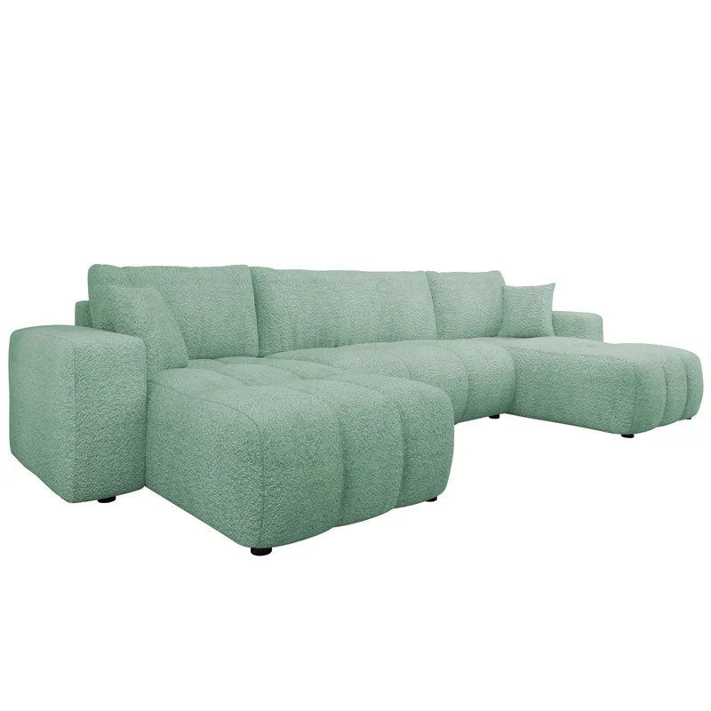 Flo Bäddsoffa Dubbeldivan 4-sits, Mintgrön