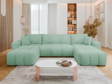 Flo Bäddsoffa Dubbeldivan 4-sits - Mintgrön - Möbler - Soffa - Bäddsoffa