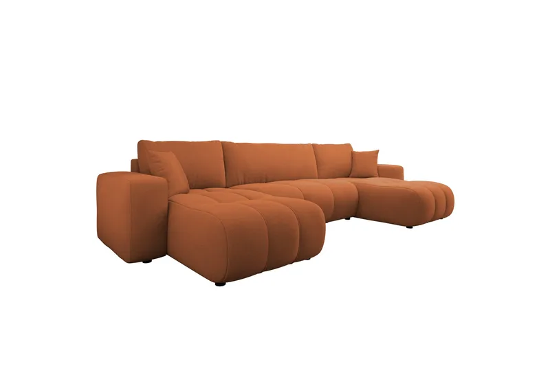 Flo Bäddsoffa Dubbeldivan 4-sits - Orange - Möbler - Soffa - Bäddsoffa