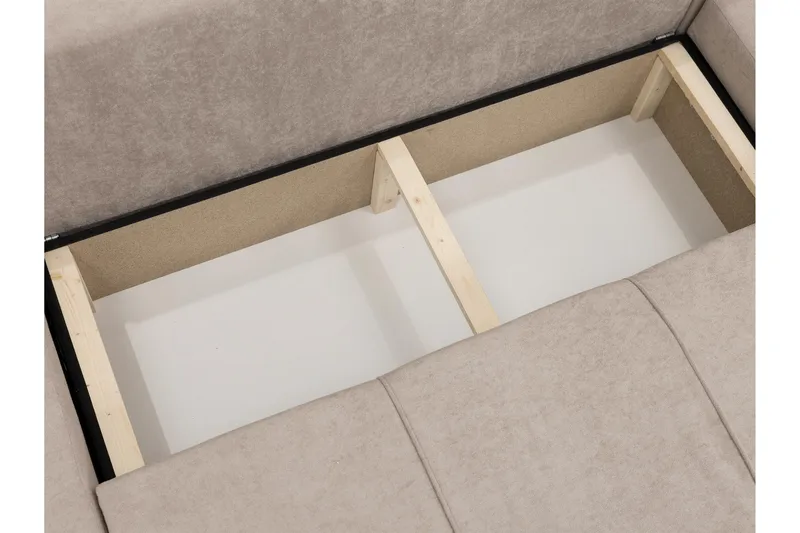 Flo Bäddsoffa Dubbeldivan 4-sits - Svart - Möbler - Soffa - Bäddsoffa
