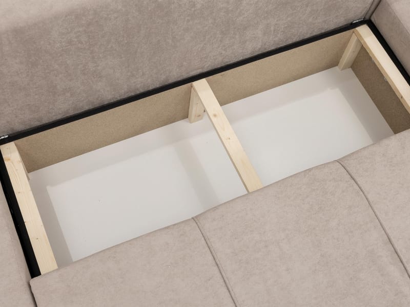 Flo Bäddsoffa Dubbeldivan 4-sits - Vit - Möbler - Soffa - Bäddsoffa