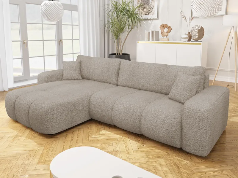 Flo Bäddsoffa med Divan 3-sits - Beige - Möbler - Soffa - Bäddsoffa