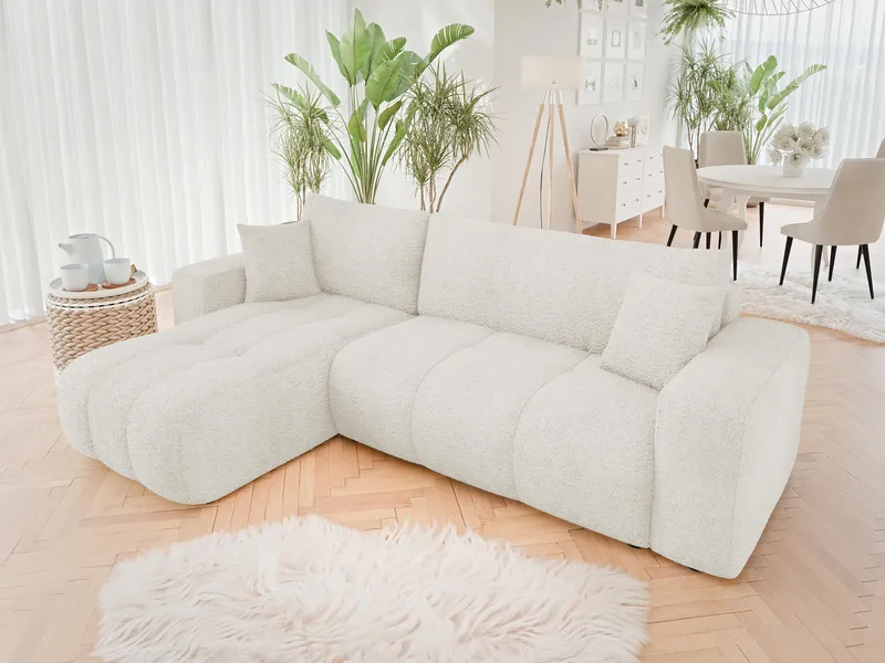 Flo Bäddsoffa med Divan 3-sits - Beige - Möbler - Soffa - Bäddsoffa