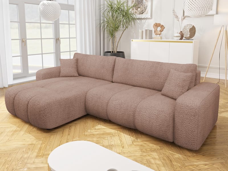 Flo Bäddsoffa med Divan 3-sits - Brun - Möbler - Soffa - Bäddsoffa