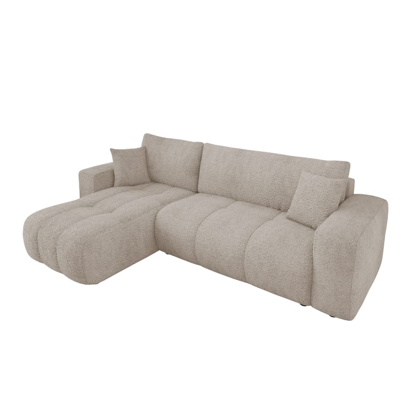 Flo Bäddsoffa med Divan 3-sits - Grå - Möbler - Soffa - Bäddsoffa